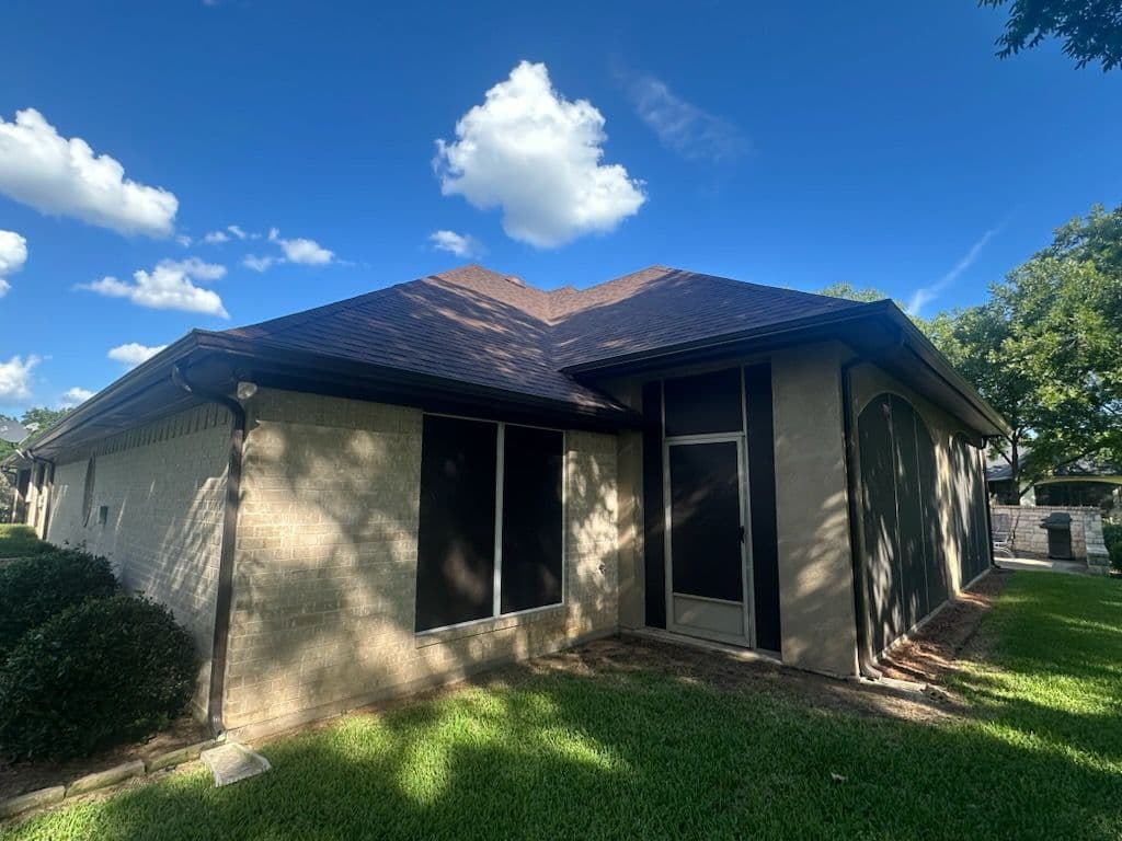 Gutter Revamp and Leaf Guard Installation in Pecan Plantation