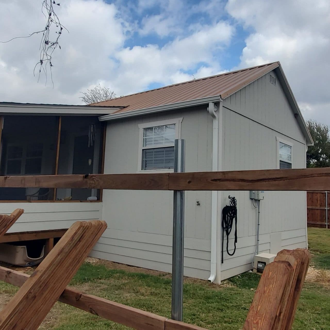 Gallery photos for Stunning Reddish-Brown Metal Roof Upgrade in Granbury, Texas: Image #2
