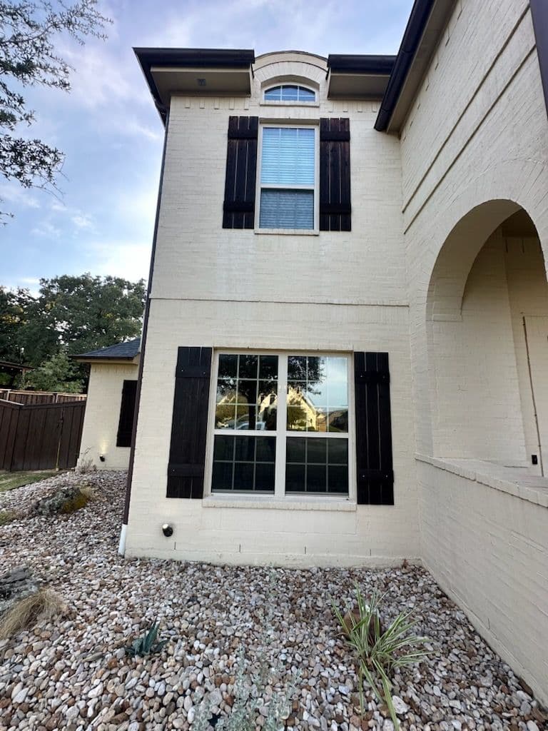 Gallery photos for Enhanced Curb Appeal with Wooden Shutters in Burleson TX: Image #1