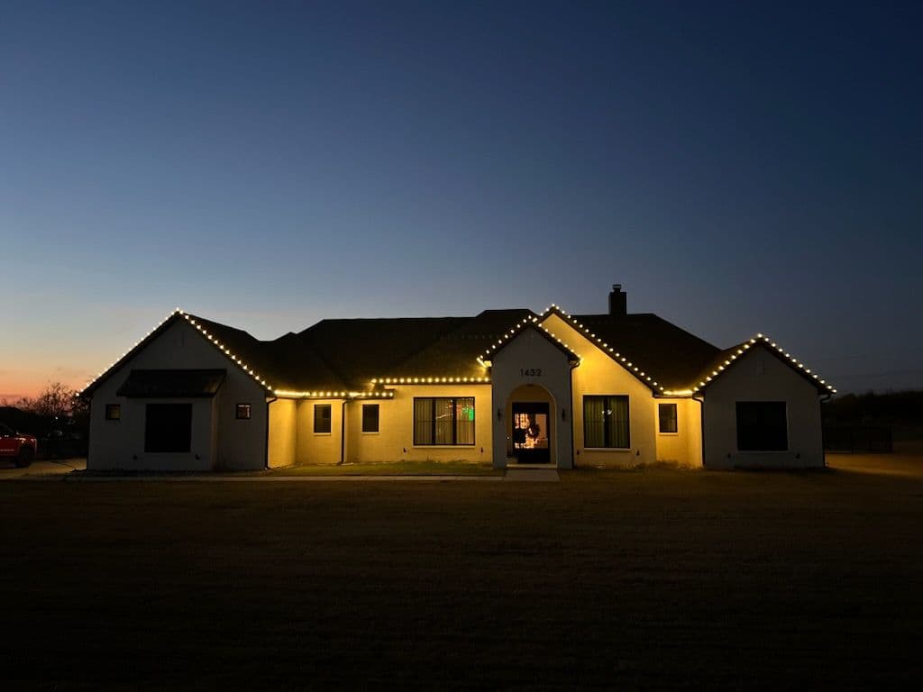 Christmas Light Installation in Joshua image