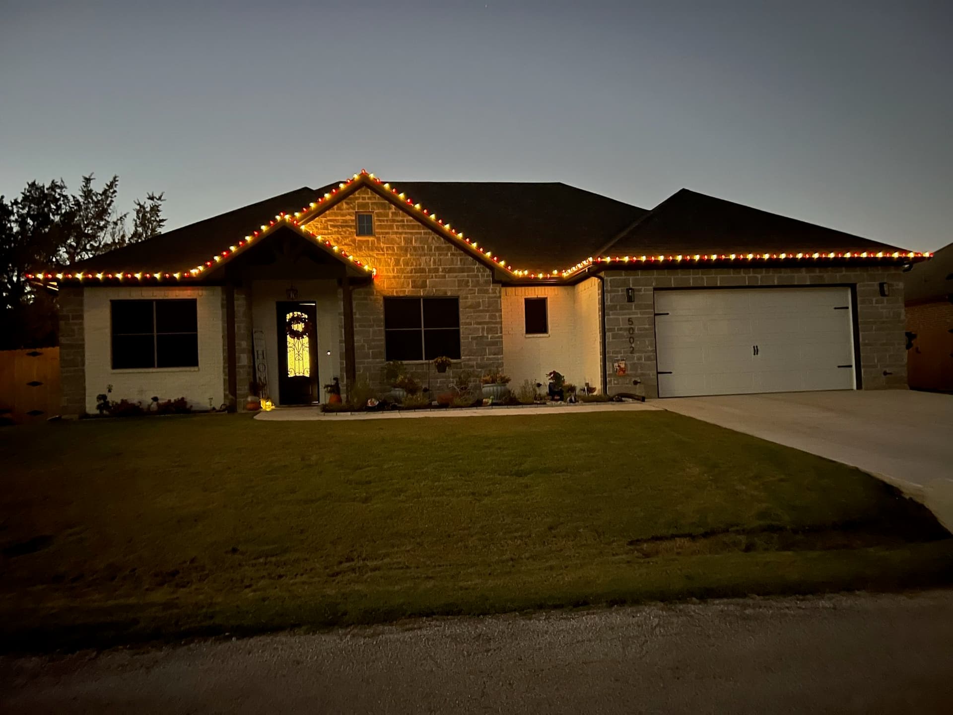 Festive Lighting Installation in Granbury TX image