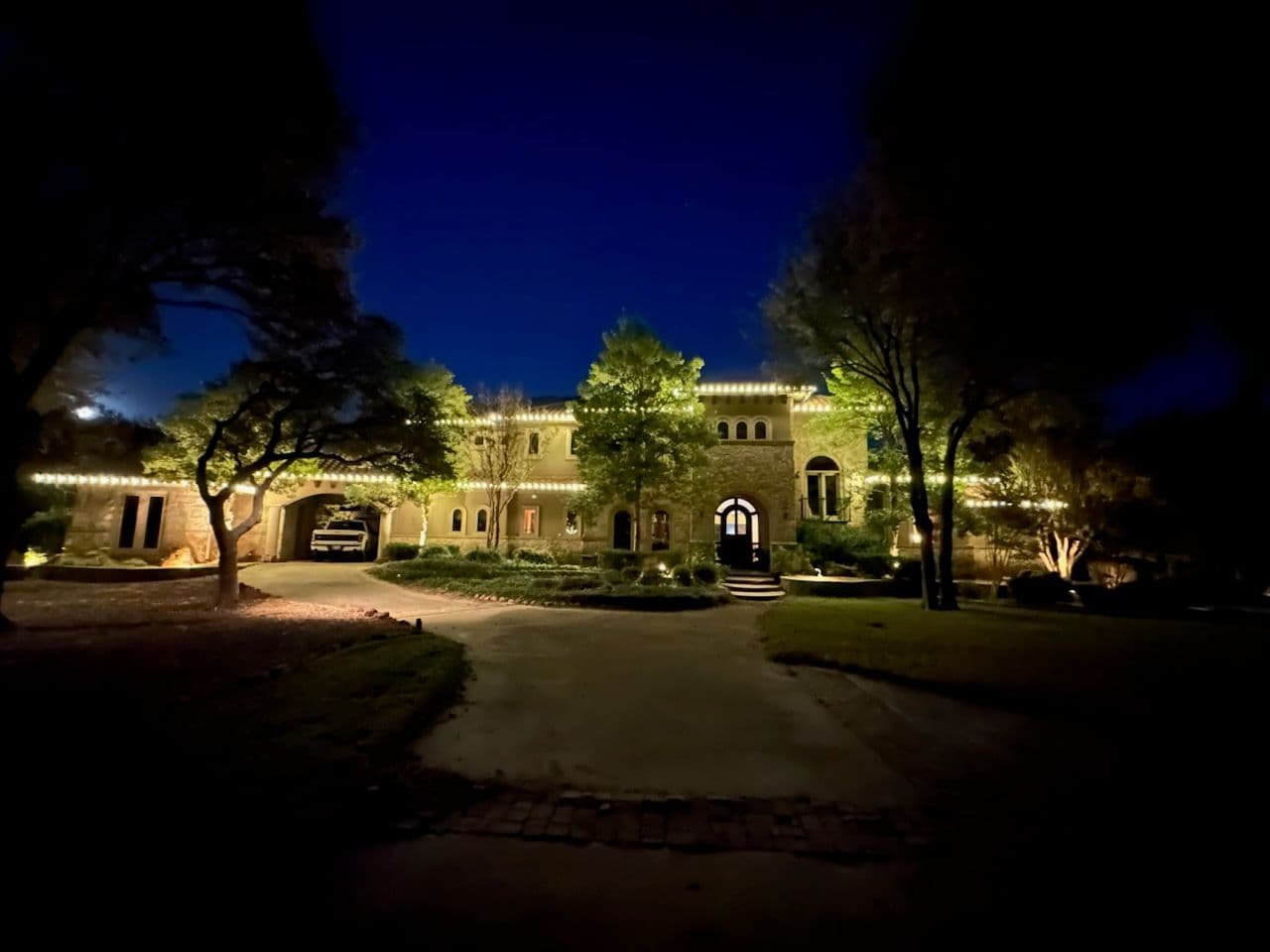 Gallery photos for Christmas Light Installation Shines Bright in Aledo: Image #1