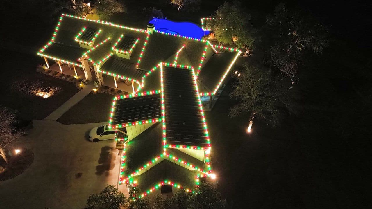 Shining Bright: Christmas Light Installation in Hudson Oaks image